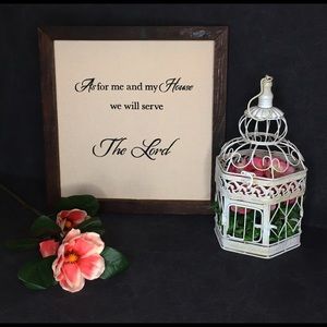 Farmhouse frame-As for me and my house we